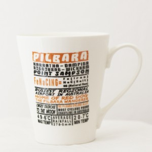 Pilbara Stats Cone Mug $12.95