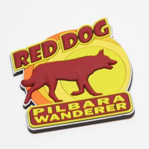 Magnet - 3D Red Dog