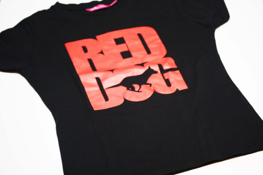 TShirt - Ladies Red Dog Black 1